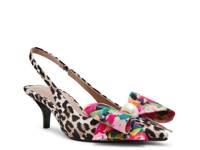Claira Pump Beige/Black Leopard Print & Multicolor Floral Print view