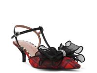 Lillyan Pump Red/Black Plaid Print view