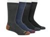 Performance Cushioned Men's Crew Socks - 4 Pack Black/Multicolor view