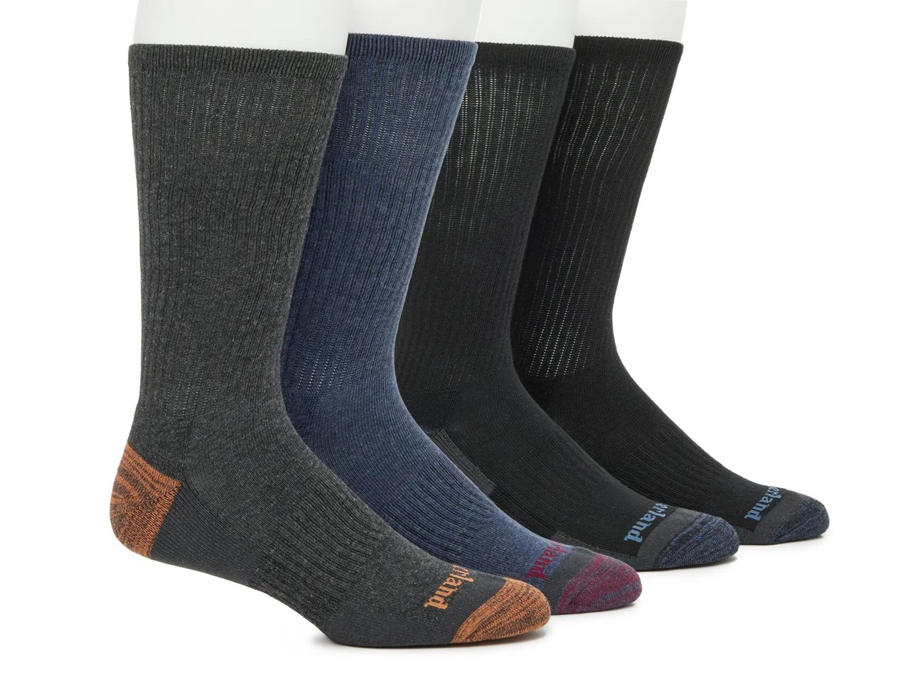 Performance Cushioned Men's Crew Socks - 4 Pack