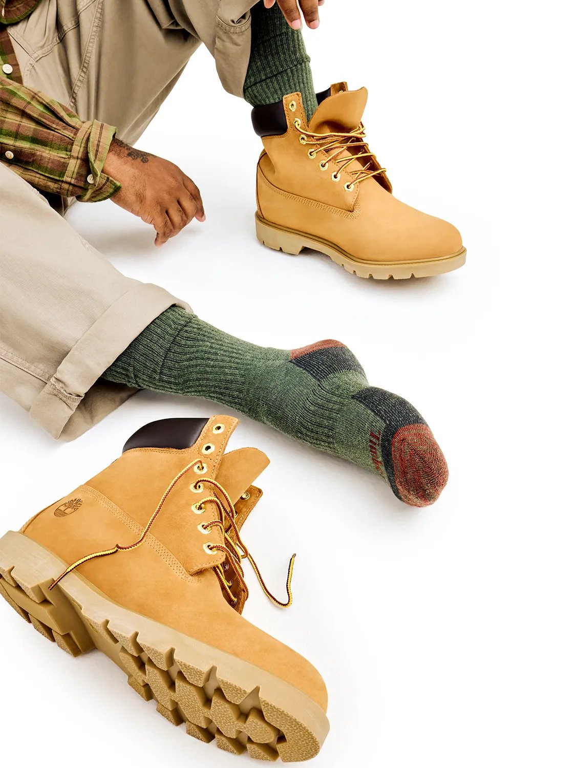 Performance Cushioned Men's Crew Socks - 4 Pack