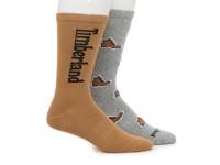 Men's Crew Socks - 2 Pack Tan/Grey view