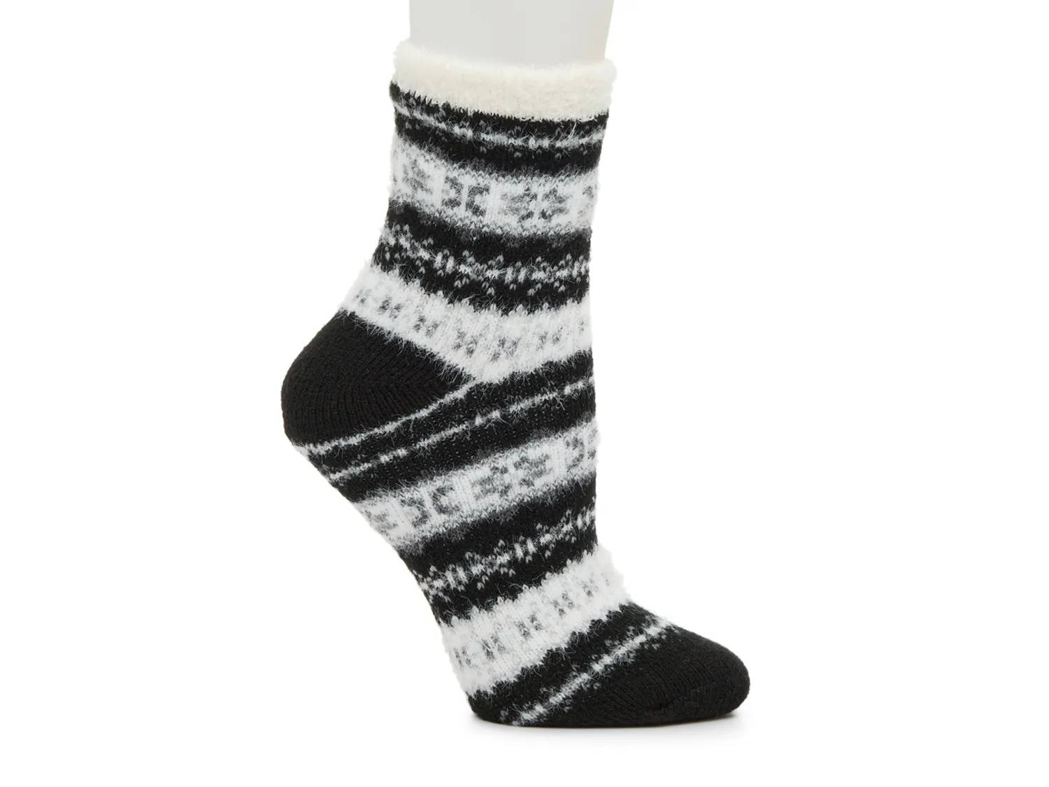 Cozy Lodge Fairisle Mink Women's Crew Socks