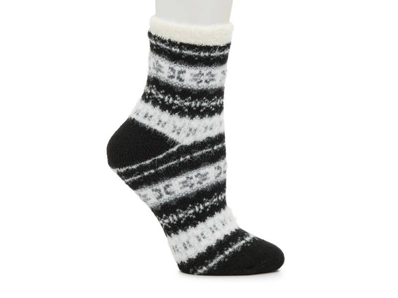 Cozy Lodge Fairisle Mink Women's Crew Socks