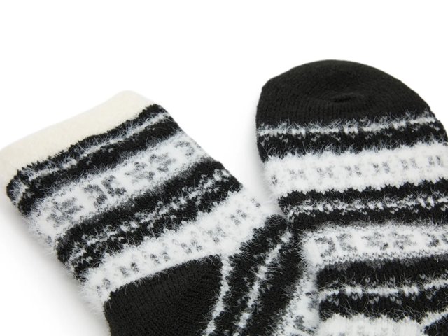 Cozy Lodge Fairisle Mink Women's Crew Socks