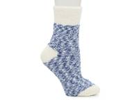 Cozy Lodge Popcorn Boucle Women's Crew Socks Blue view