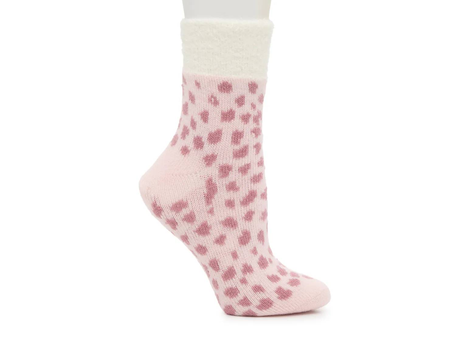 Cozy Lodge Cheetah Women's Crew Socks