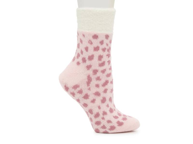 Cozy Lodge Cheetah Women's Crew Socks