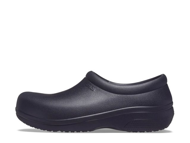 SO MEN ブラックレザー 48サイズ　注）キズあり Crocs On The Clock Literide Work Slip-On - Men's - Free Shipping | DSW