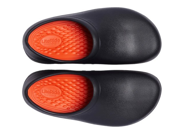 Crocs On The Clock Literide Work Slip-On - Men's - Free Shipping | DSW