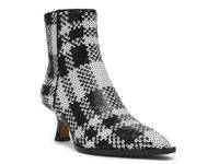 Louisa Bootie Black/White Plaid Print Sequin view