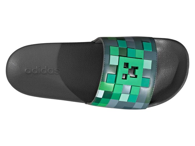 adidas Minecraft Adilette Shower Slide Sandal - Men display picture 1