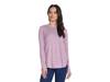 GO DRI Swift Tunic Crew Women's Long Sleeve Shirt Dark Pink view