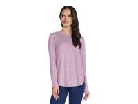 GO DRI Swift Tunic Crew Women's Long Sleeve Shirt Dark Pink view