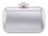Pieper Clutch Silver Metallic view