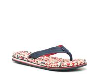 Bubblecush Flip Flop Red/White/Blue view