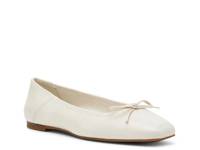 Anna Ballet Flat Bone White view