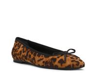 Anna Ballet Flat Brown Leopard Print view
