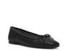 Anna Ballet Flat Smooth Black view
