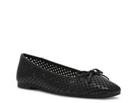 Anna Ballet Flat Smooth Black view