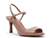 Jessica Sandal Tan Crinkle Patent view