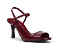 Jessica Sandal Red Crinkle Patent view