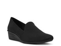 Wendell Wedge Slip-On Black Fabric view