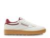 Club C Golf Sneaker - Women's Off White/Burgundy view