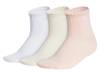 Sport Fashion Women's Quarter Socks - 3 Pack Beige view