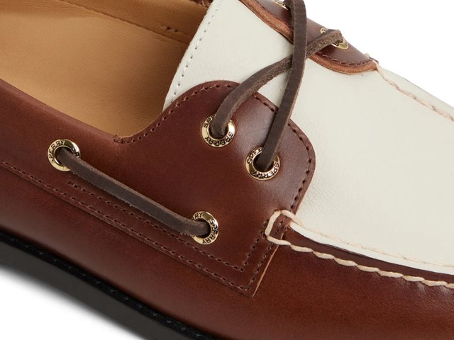 slim fit dress slacks Sperry Gold Cup Authentic Original 2-Eye Boat Shoe