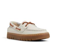 Keely Boat Shoe Off White view