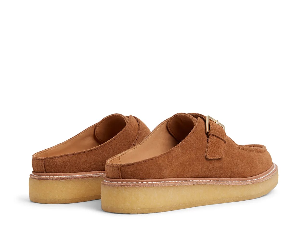 Captain's Oxford Crepe Mule