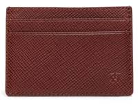Portland Card Case Wallet Dark Brown view