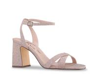 Qadira Sandal Beige Glitter view