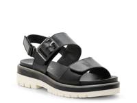 Marbella Wedge Sandal Black view