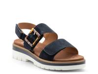 Marbella Wedge Sandal Blue view