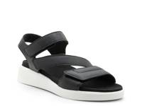 Marina Wedge Sandal Black view