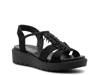 Bristol Wedge Sandal Black view