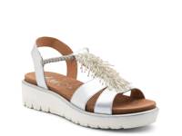 Bristol Wedge Sandal Silver Metallic view