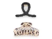 Animal Studs Claw Clip Set - 2 Pack Multicolor view