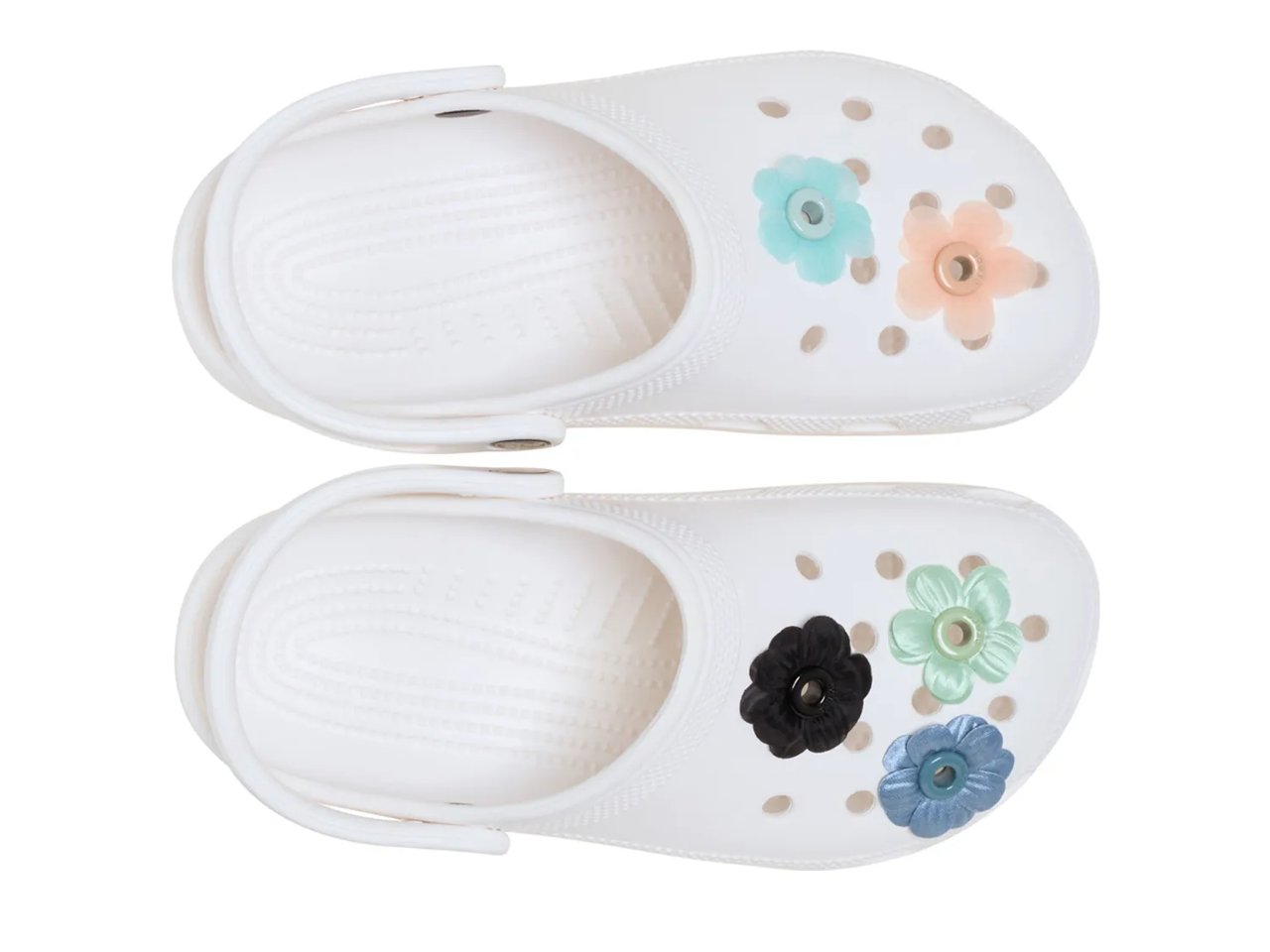 Chiffon Grommet Flower Jibbitz Set - 5 Pack