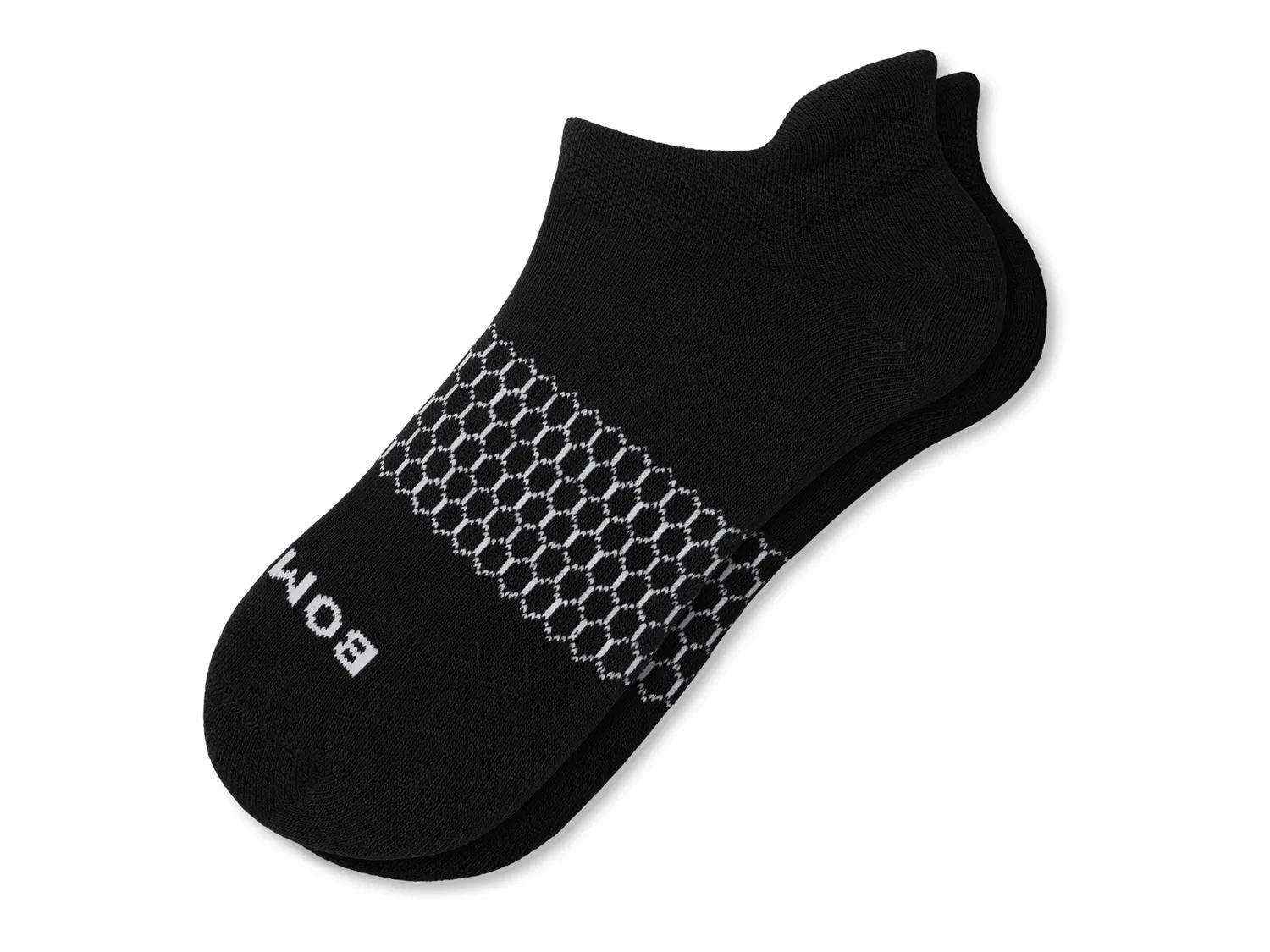 Bombas Women's Solid Ankle Socks, Small, Black