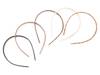 Skinny Headband Set - 5 Pack Multicolor view