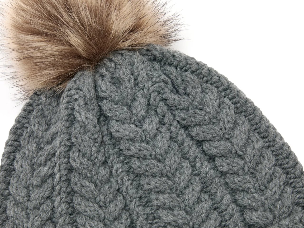 Chunky Knit Pom Beanie