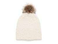 Popcorn Pom Beanie Off White view