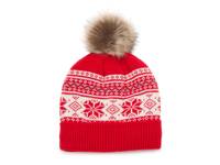 Nordic Pom Beanie Red view