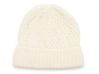 Cable Knit Beanie Off White view