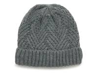 Cable Knit Beanie Grey view