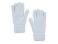 Knitted Cuff Gloves Light Blue view