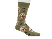 Who's A Good Boy Men's Crew Socks Green view